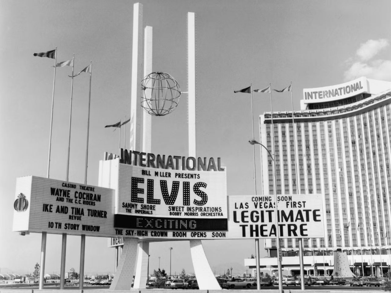 foto de elvis presley no hotel