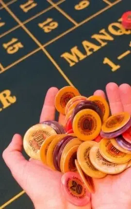Las fichas de los casinos