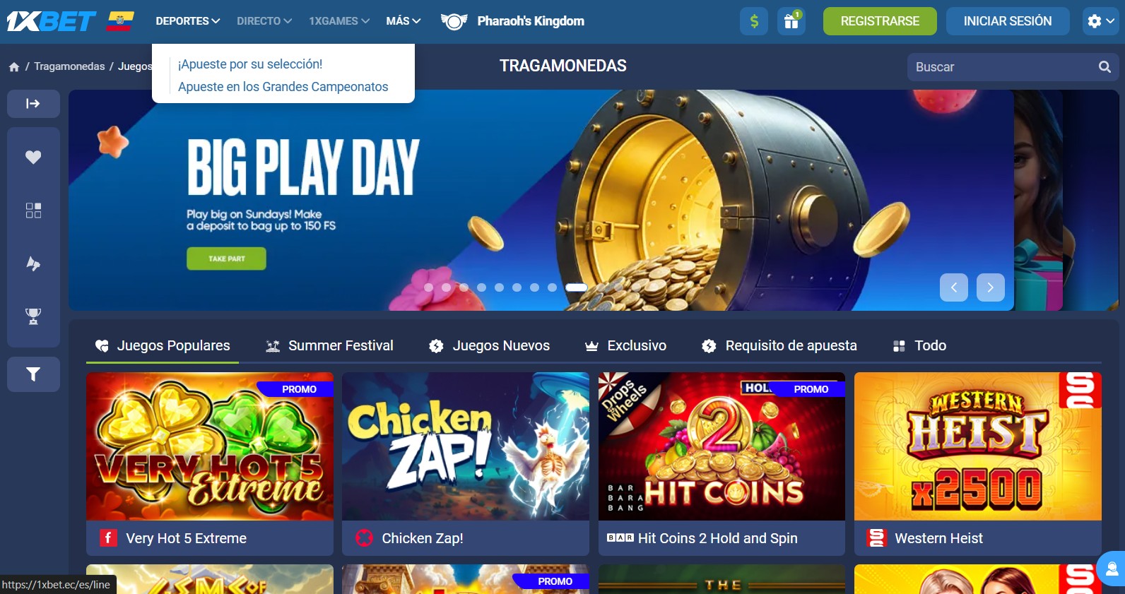 Casino 1XBET Ecuador