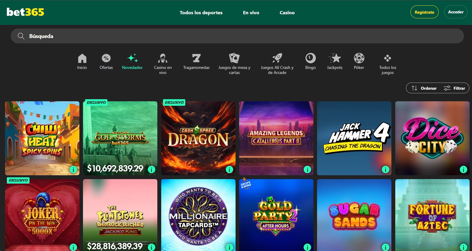 Casino Bet365 Ecuador