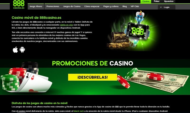 888 casino app movil