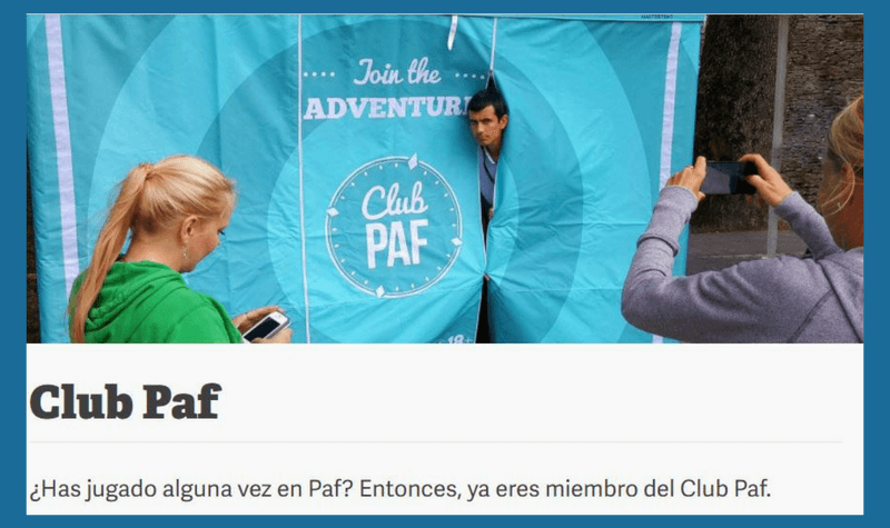 club paf viajes competiciones
