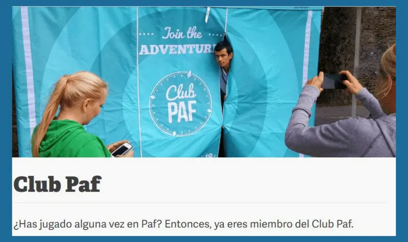 club paf viajes competiciones