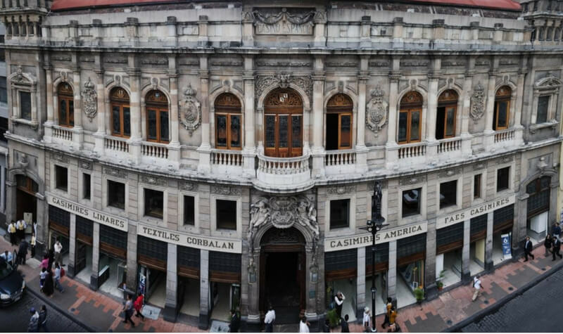 Fachada Casino Español México