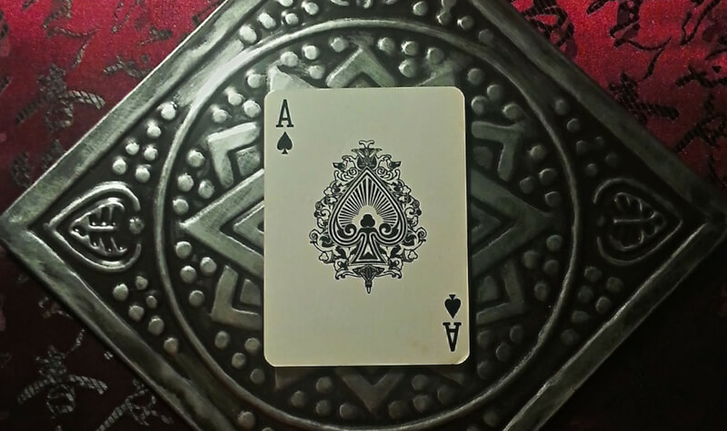 As de picas de casino