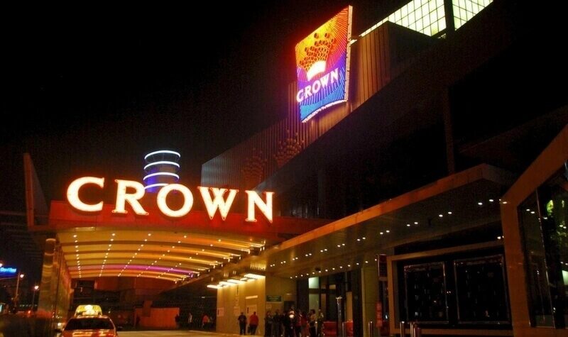 Fachada del Crown Casino