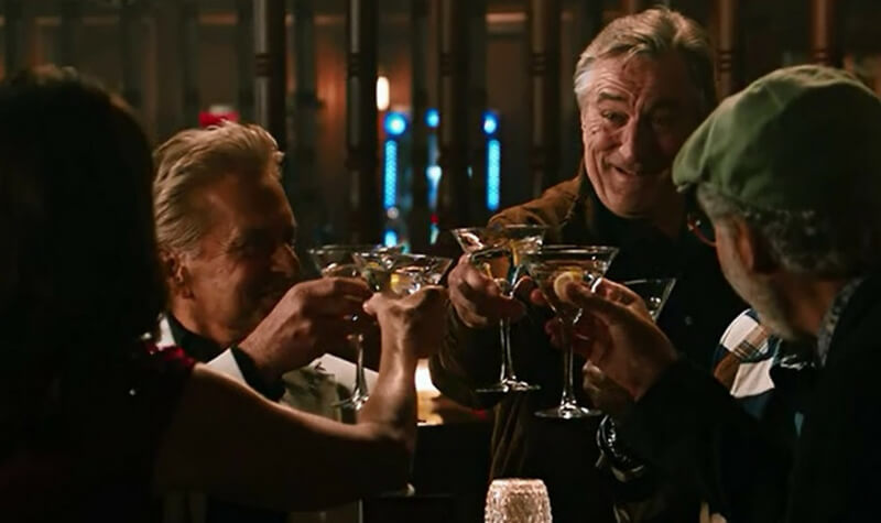 Brindis de los protagonistas de Plan en Las Vegas