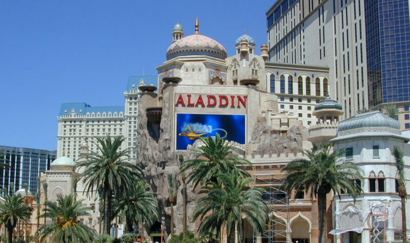 Fachada del Casino Aladdin