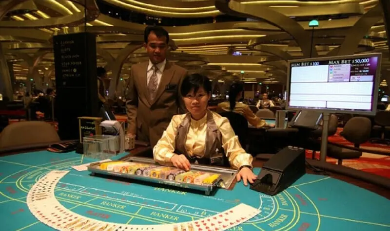 Mesa del Marina Bay Casino