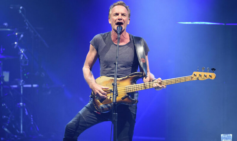 Sting en un concierto